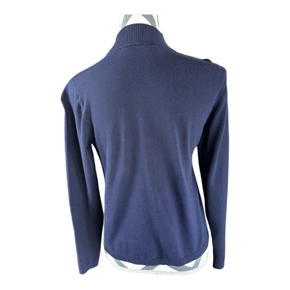 CHICO's Women's Blue Turtleneck Long Sleeve Sweater Size 0 - Picture 3 of 11